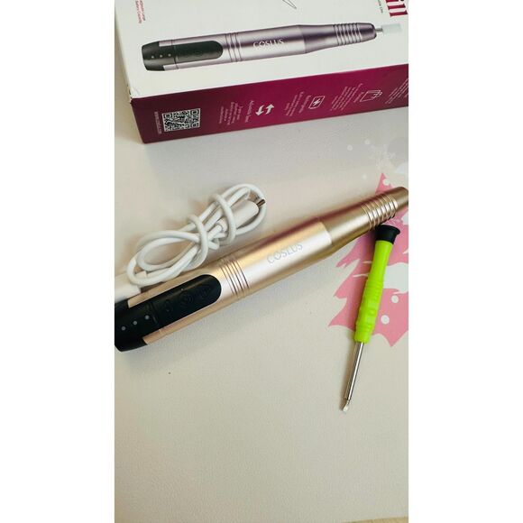 COSLUS Cordless Nail Drill Electric File Set Professional Portable - Picture 4 of 6